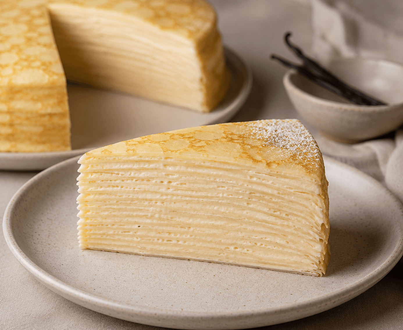 Vanilla Mille Crêpes