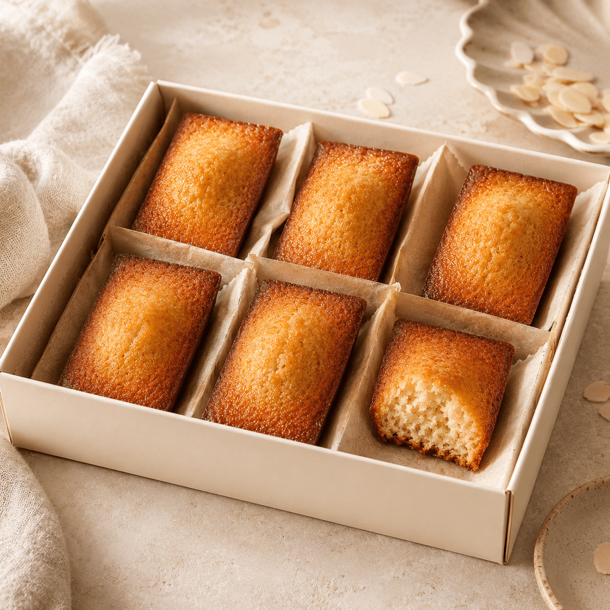 Brown Butter Financiers (Box of 6)