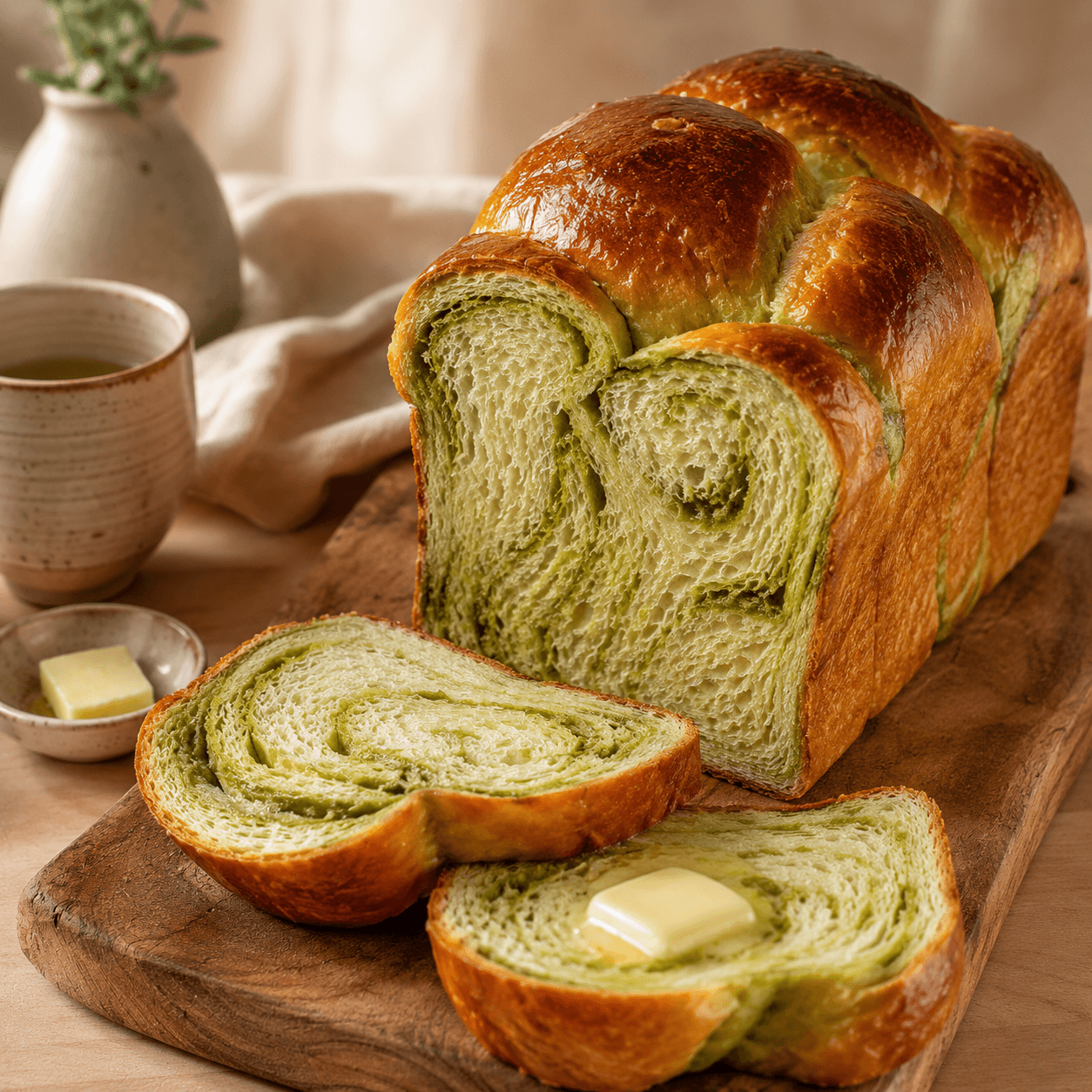 Matcha Milk Toast